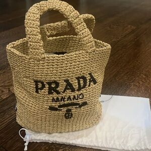 Prada Crochet Tote SMALL